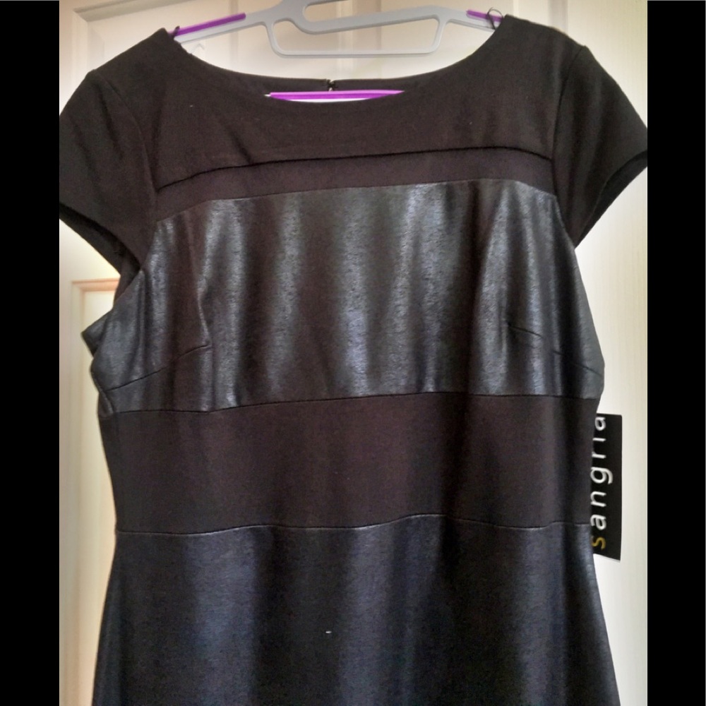 SANGRIA NWT BLACK BANDAGE TYPE DRESS